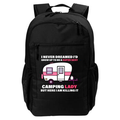 Super Sexy Camping Lady Killing It Backpack