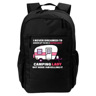 Super Sexy Camping Lady Killing It Daily Commute Backpack