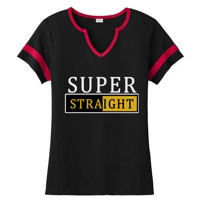 Super Straight Ladies Halftime Notch Neck Tee