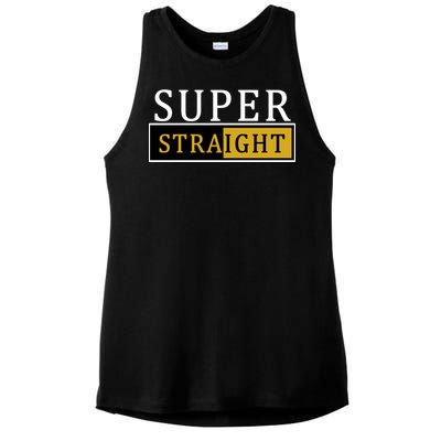 Super Straight Ladies PosiCharge Tri-Blend Wicking Tank