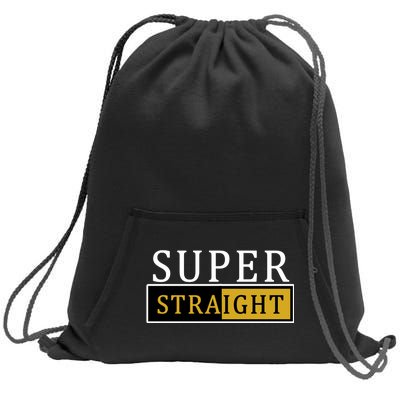 Super Straight Sweatshirt Cinch Pack Bag