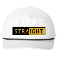 Super Straight Snapback Five-Panel Rope Hat