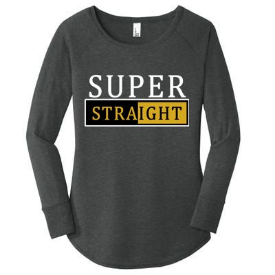 Super Straight Women's Perfect Tri Tunic Long Sleeve Shirt