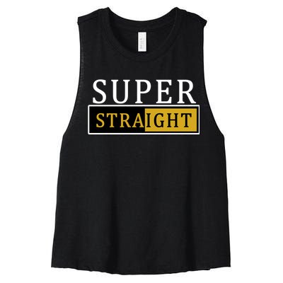 Super Straight Women's Racerback Cropped Tank