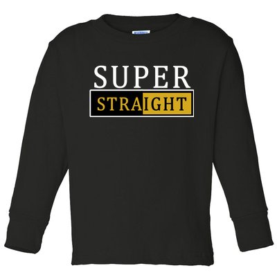 Super Straight Toddler Long Sleeve Shirt