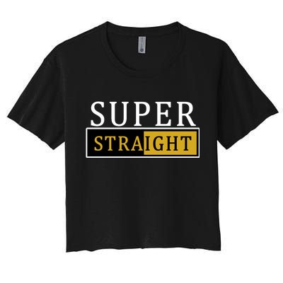 Super Straight Women's Crop Top Tee