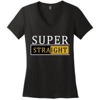 Super Straight Women's V-Neck T-Shirt