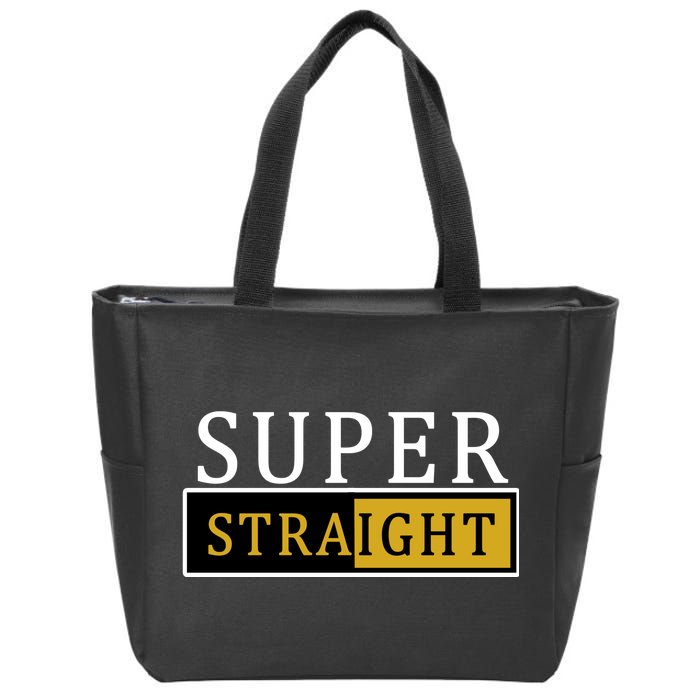 Super Straight Zip Tote Bag