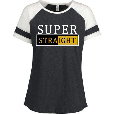 Super Straight Enza Ladies Jersey Colorblock Tee