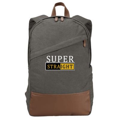 Super Straight Cotton Canvas Backpack