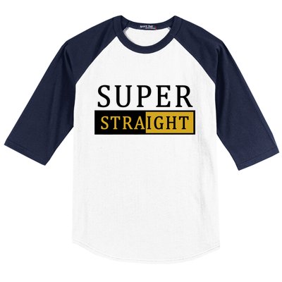 Super Straight Baseball Sleeve Shirt