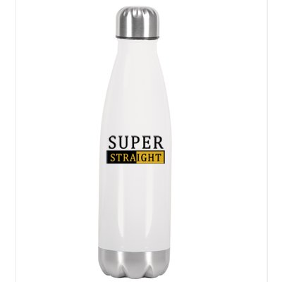 Super Straight Stainless Steel Insulated Water Bottle