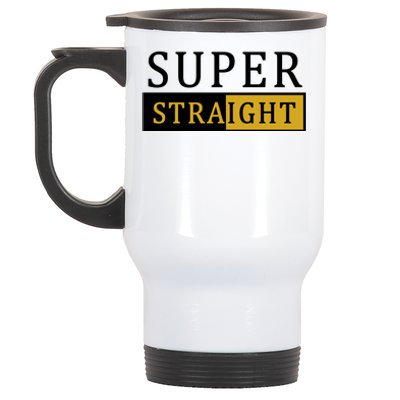 Super Straight Stainless Steel Travel Mug