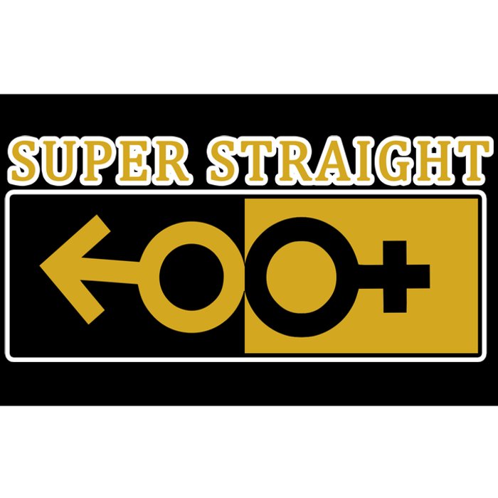 Super Straight Identity Bumper Sticker