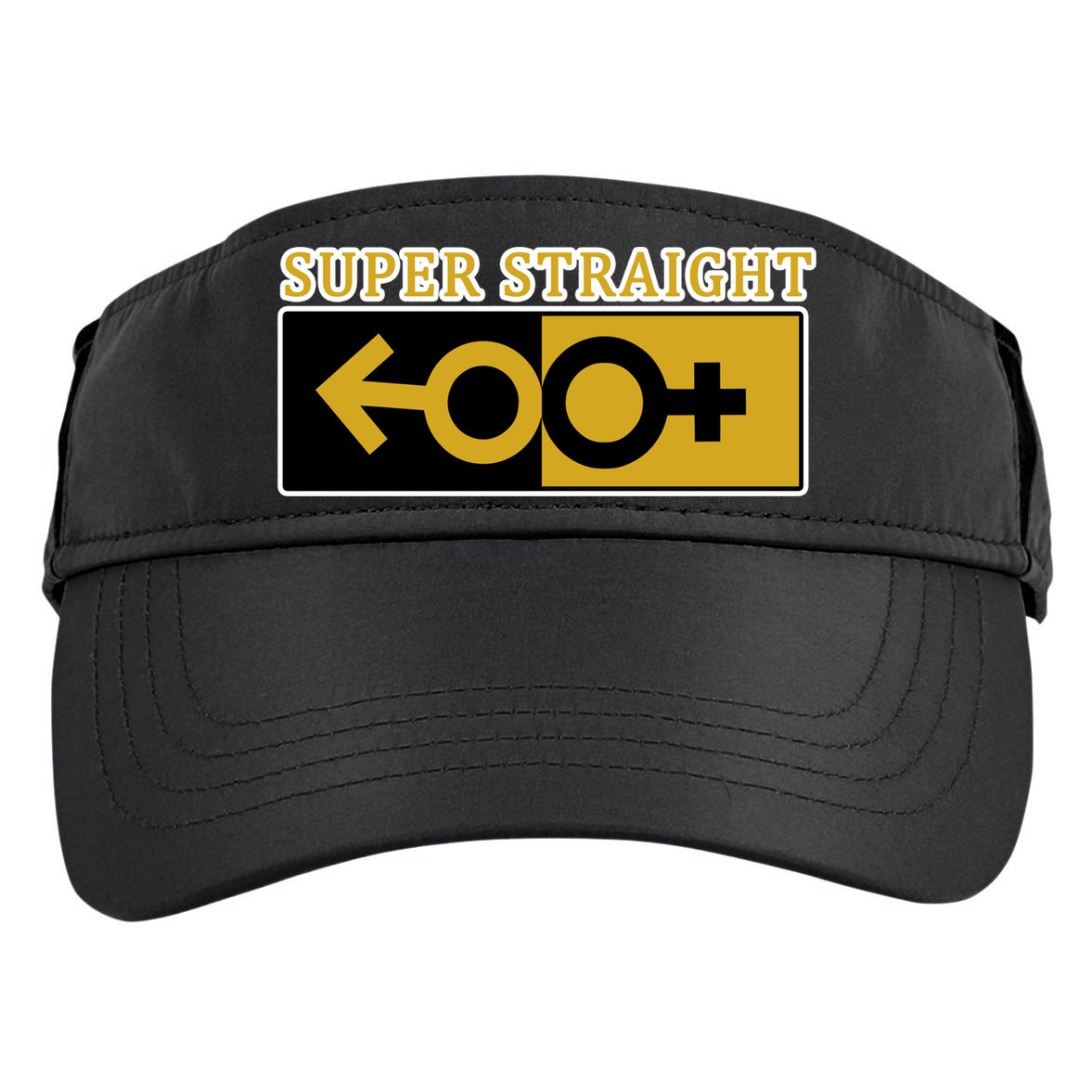 Super Straight Identity Adult Drive Performance Visor