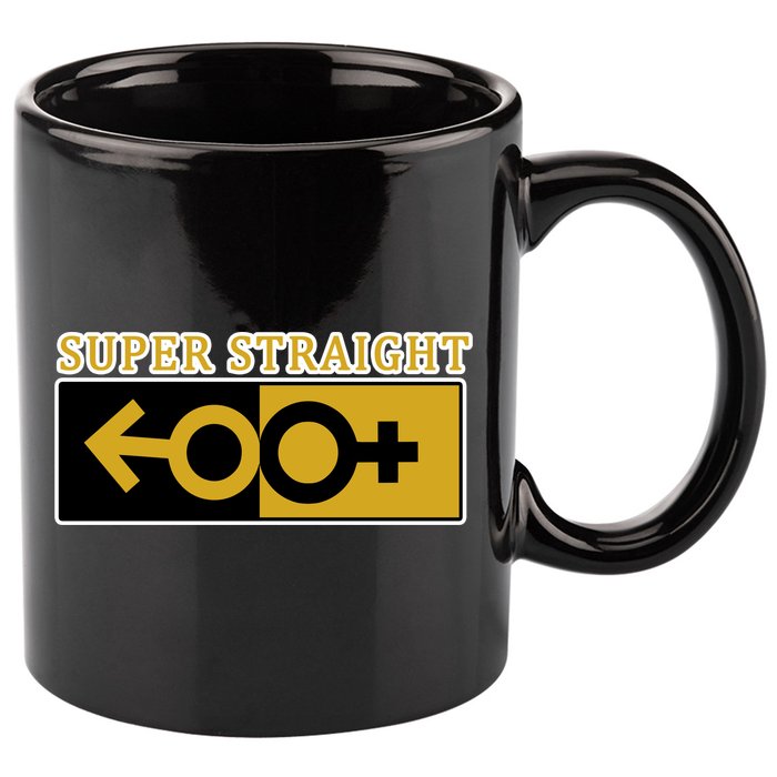 Super Straight Identity 11oz C Handle Ceramic Mug