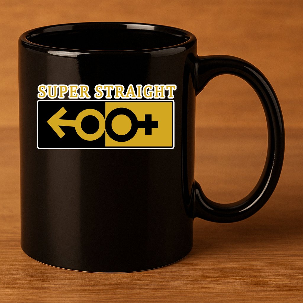 Super Straight Identity 11oz C Handle Ceramic Mug