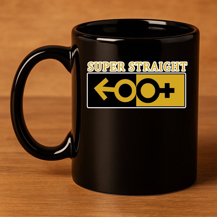 Super Straight Identity 11oz C Handle Ceramic Mug