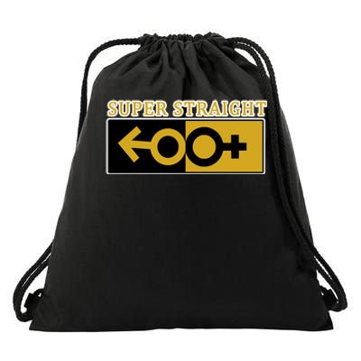 Super Straight Identity Drawstring Bag