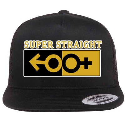 Super Straight Identity Flat Bill Trucker Hat