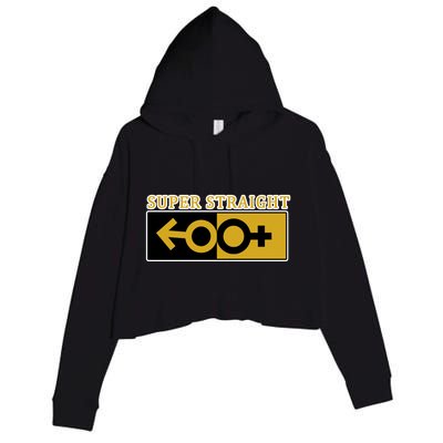 Super Straight Identity Crop Fleece Hoodie