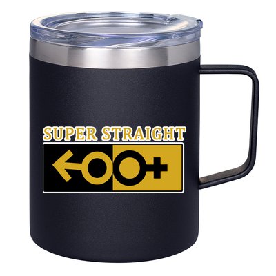 Super Straight Identity 12oz Stainless Steel Coffee Mug