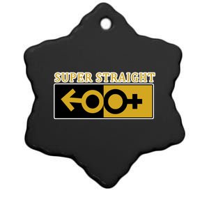 Super Straight Identity Ceramic Star Ornament