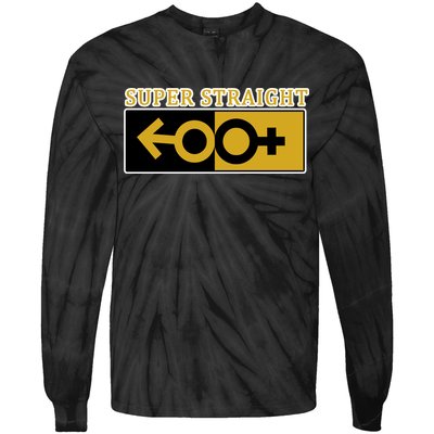 Super Straight Identity Tie-Dye Long Sleeve Shirt