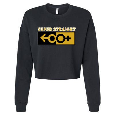 Super Straight Identity Cropped Pullover Crew