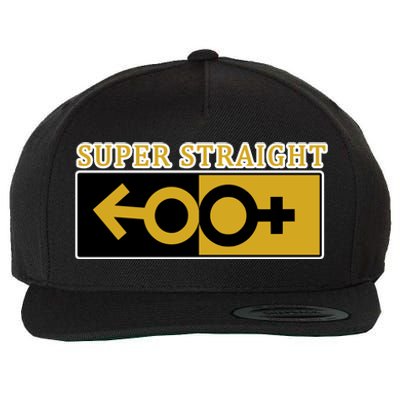 Super Straight Identity Wool Snapback Cap