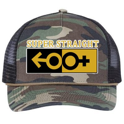 Super Straight Identity Retro Rope Trucker Hat Cap