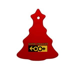 Super Straight Identity Ceramic Tree Ornament