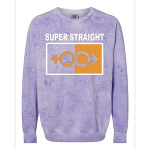 Super Straight Pride Bar Style Colorblast Crewneck Sweatshirt