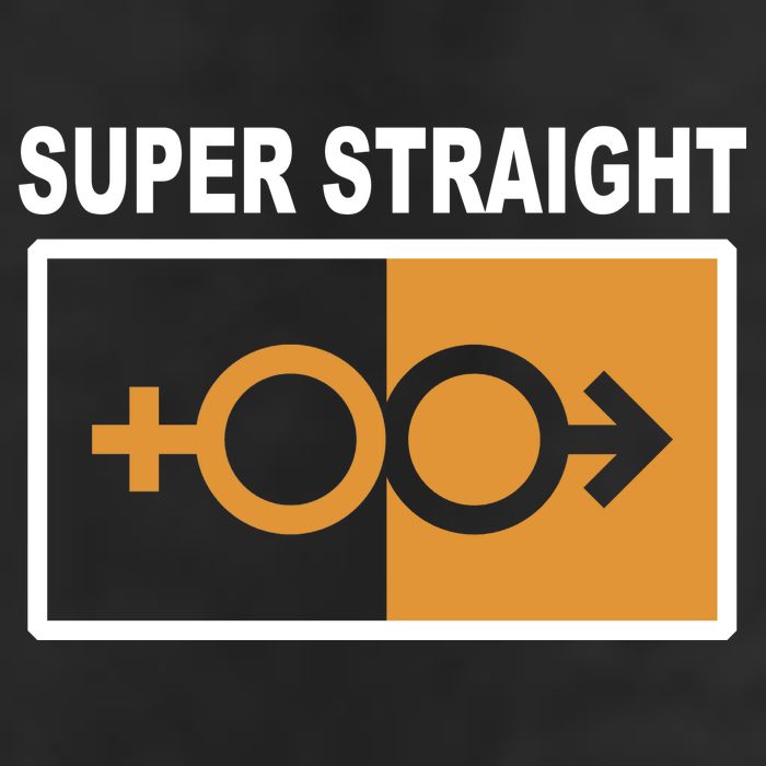 Super Straight Pride Bar Style 7 Panel Mesh Trucker Snapback Hat