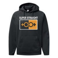 Super Straight Pride Bar Style Performance Fleece Hoodie