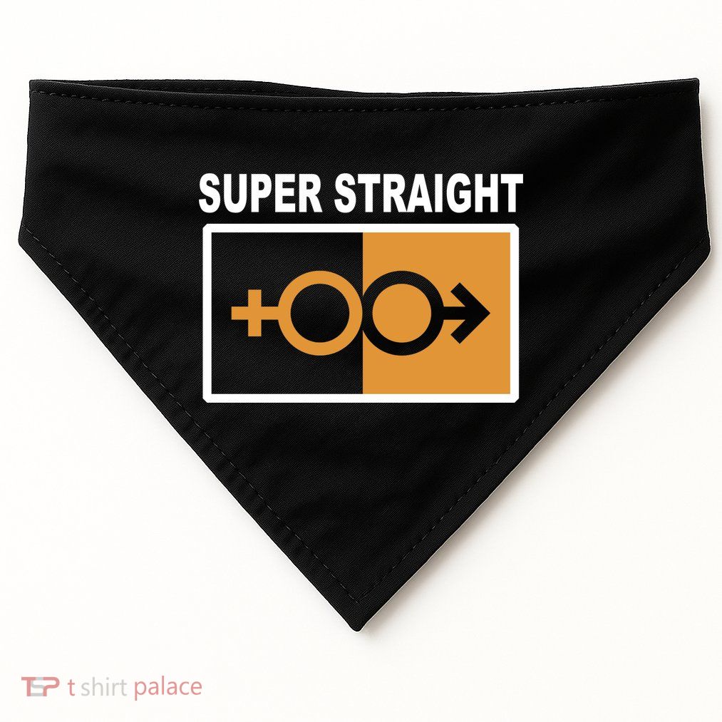 Super Straight Pride Bar Style USA-Made Doggie Bandana