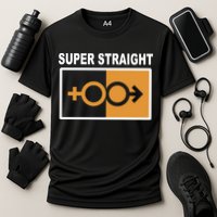 Super Straight Pride Bar Style Cooling Performance Crew T-Shirt