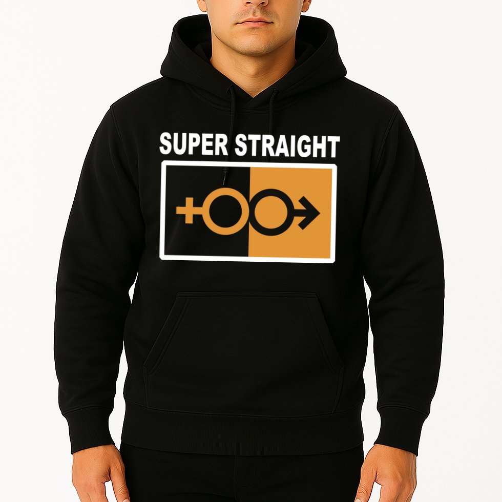 Super Straight Pride Bar Style Hoodie