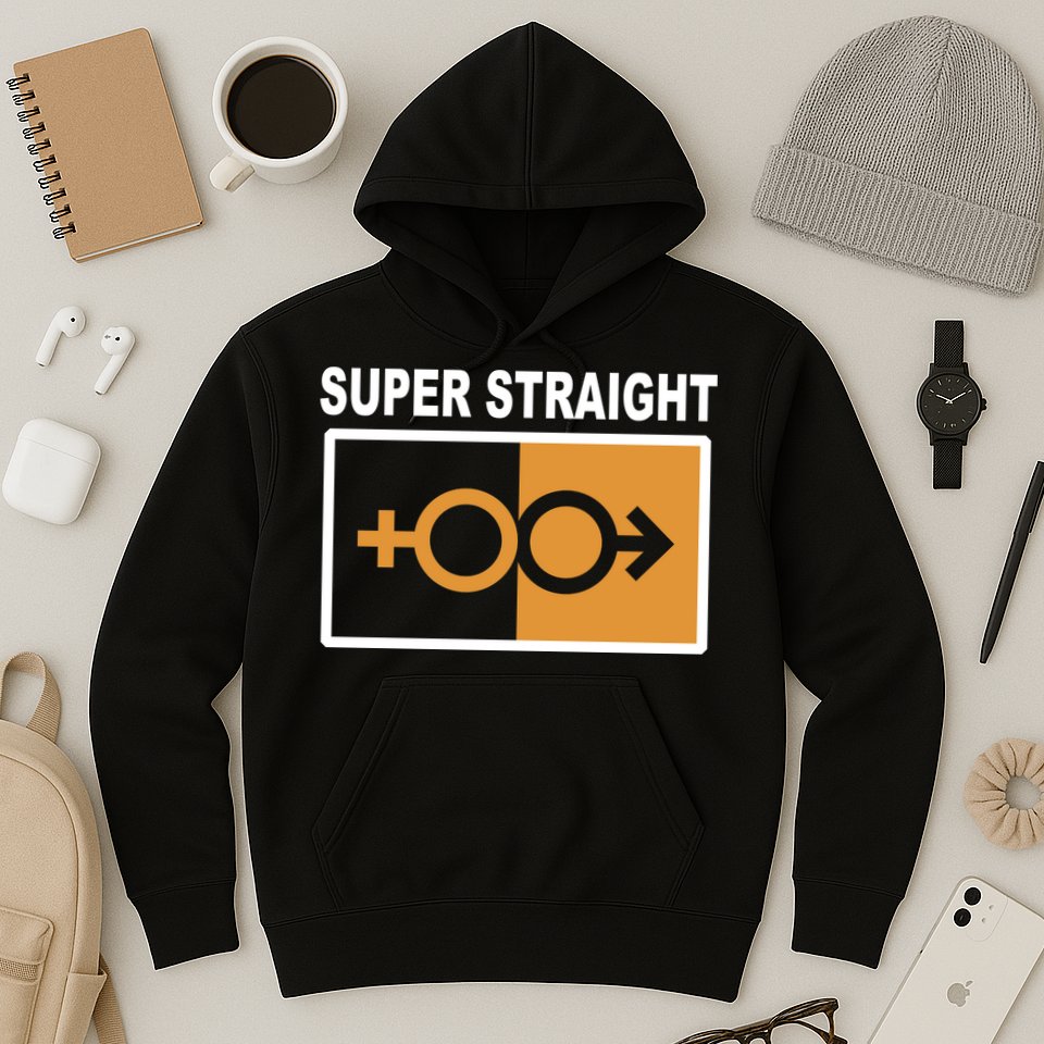 Super Straight Pride Bar Style Hoodie