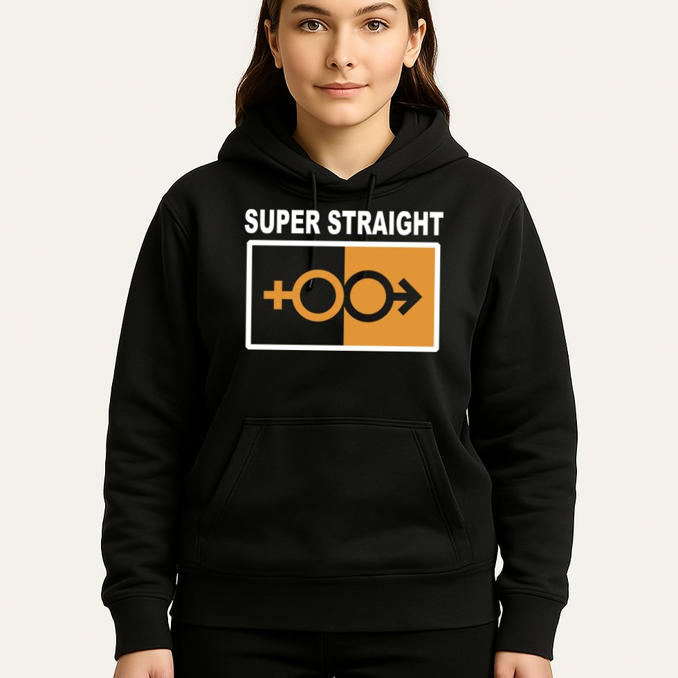 Super Straight Pride Bar Style Hoodie