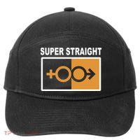 Super Straight Pride Bar Style 7-Panel Snapback Hat
