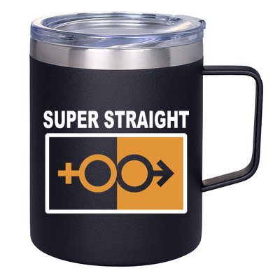 Super Straight Pride Bar Style 12oz Stainless Steel Coffee Mug