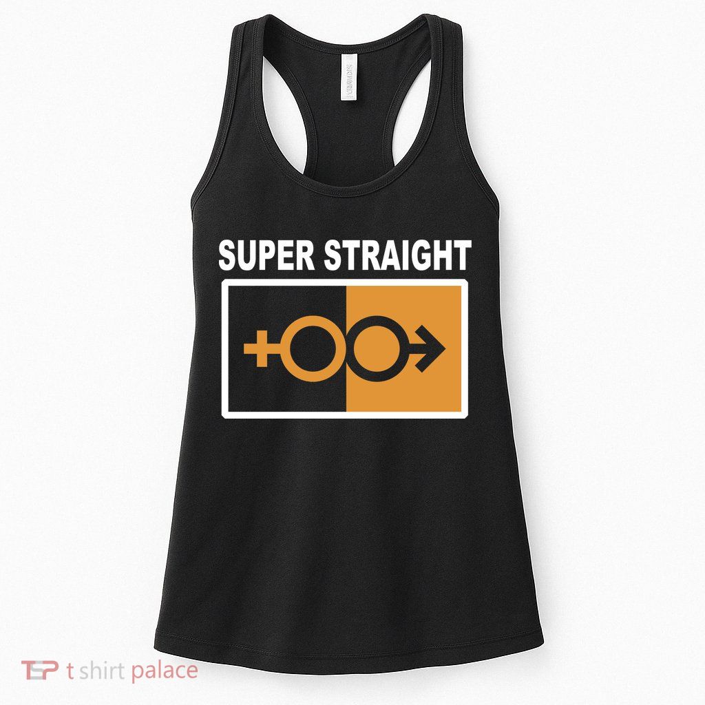 Super Straight Pride Bar Style Womens Tank Top