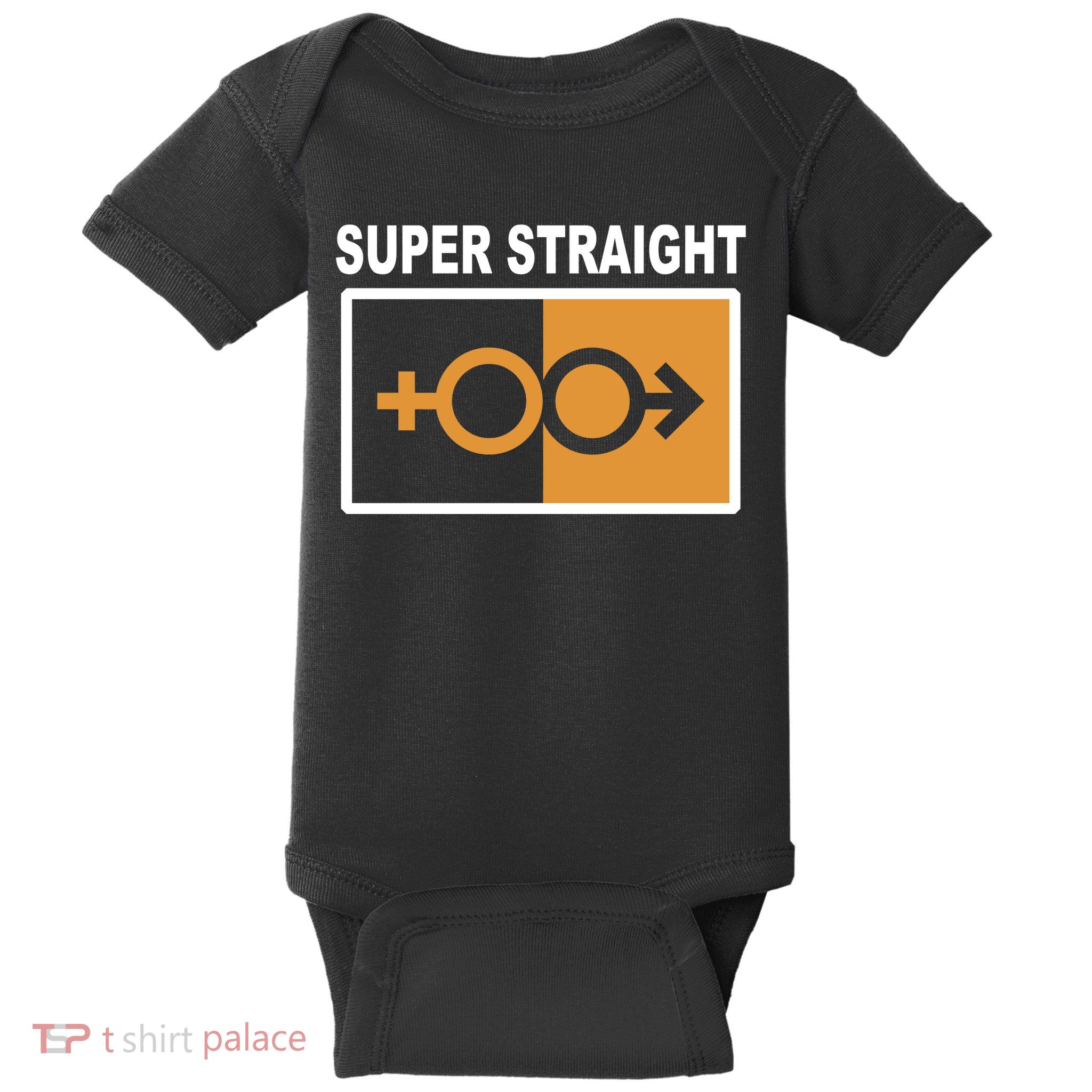Super Straight Pride Bar Style Baby Bodysuit