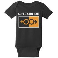 Super Straight Pride Bar Style Baby Bodysuit