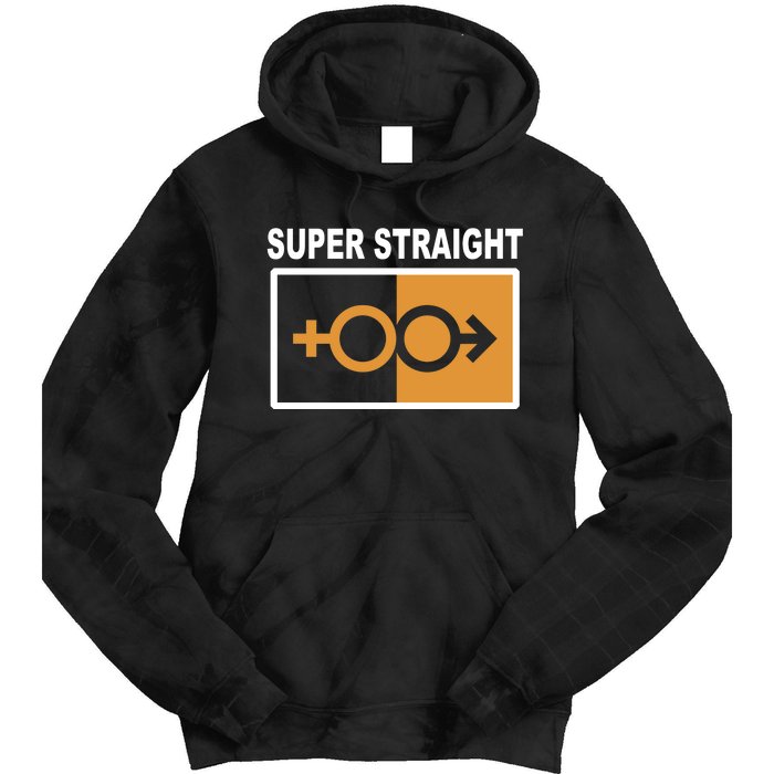 Super Straight Pride Bar Style Tie Dye Hoodie