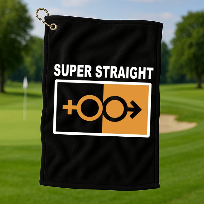 Super Straight Pride Bar Style Golf Towel