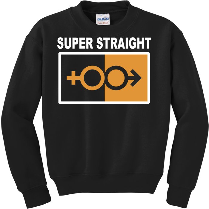 Super Straight Pride Bar Style Kids Sweatshirt