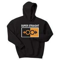 Super Straight Pride Bar Style Kids Hoodie