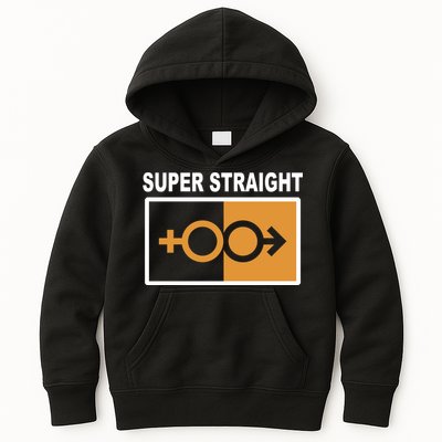 Super Straight Pride Bar Style Kids Hoodie